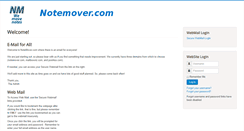 Desktop Screenshot of notemover.com