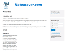 Tablet Screenshot of notemover.com